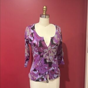 Magaschoni purple cashmere sweater XS